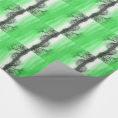 El Abuelo del Cielo Trees Green Geschenkpapier (Ecke)