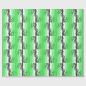 El Abuelo del Cielo Trees Green Geschenkpapier (Flach)