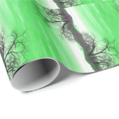 El Abuelo del Cielo Trees Green Geschenkpapier (Rolleneckpunkt)