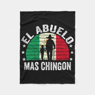 El Abuelo Mas Chingon Mexikanischer Großvater Cinc Fleecedecke