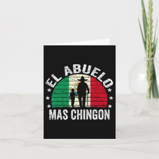 El Abuelo Mas Chingon Mexikanischer Großvater Cinc Karte