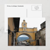 EL ACRO, La Antigua, Guatemala Postkarte (Vorne/Hinten)