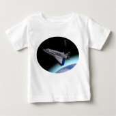 El Al Maslool Space Shuttle Baby T-shirt (Vorderseite)