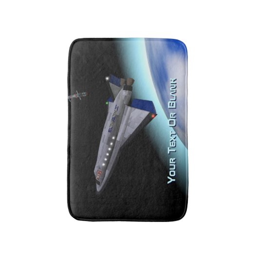 El Al Maslool Space Shuttle Badematte (Vorderseite Vertikal)