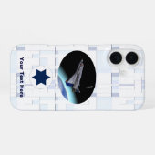 El Al Maslool Space Shuttle iPhone 16 Hülle (Rückseite (Horizontal))