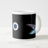 El Al Maslool Space Shuttle Jumbo-Tasse (Vorderseite Rechts)