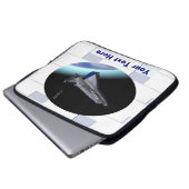 El Al Maslool Space Shuttle Laptopschutzhülle (Vorne Knopf)
