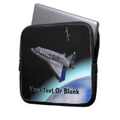 El Al Maslool Space Shuttle Laptopschutzhülle (Vorderseite Links)