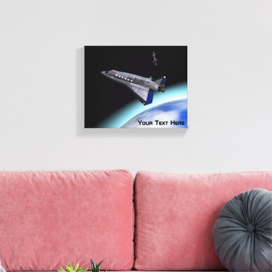 El Al Maslool Space Shuttle Leinwanddruck (Insitu (Wohnzimmer))