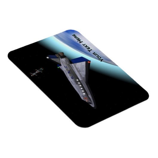 El Al Maslool Space Shuttle Magnet (Rechte Seite)