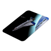 El Al Maslool Space Shuttle Magnet (Linke Seite)