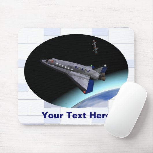El Al Maslool Space Shuttle Mousepad (Mit Mouse)