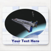 El Al Maslool Space Shuttle Mousepad (Vorne)