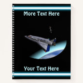 El Al Maslool Space Shuttle Notizbuch (Vorderseite)