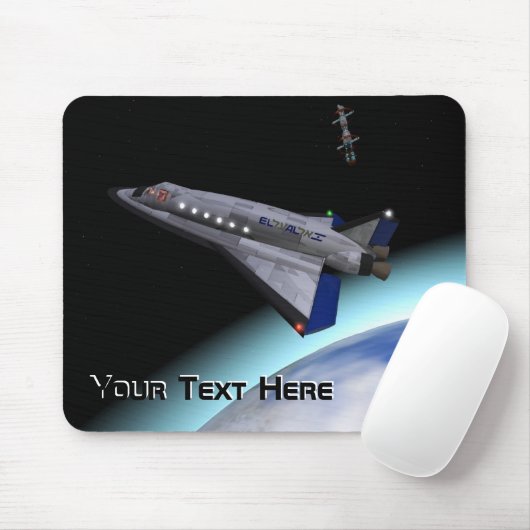 El Al Space Shuttle Mousepad (Mit Mouse)