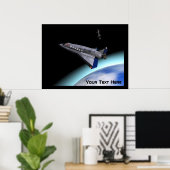 El Al Space Shuttle Poster (Heimbüro)