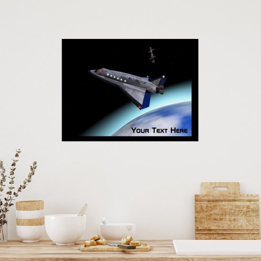 El Al Space Shuttle Poster (Küche)