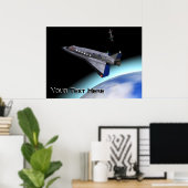 El Al Space Shuttle Poster (Heimbüro)