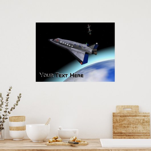 El Al Space Shuttle Poster (Küche)