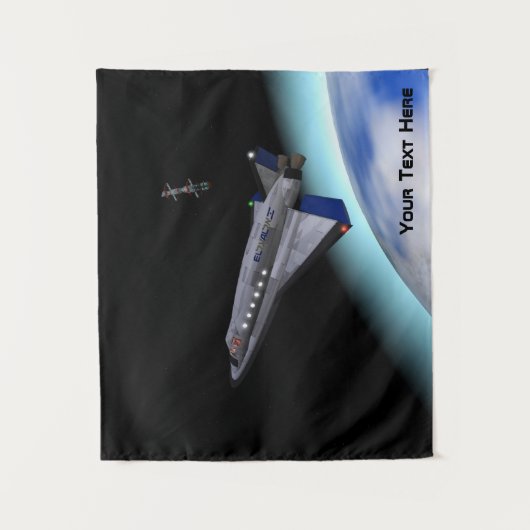 El Al Space Shuttle Wandteppich (Vorderseite)