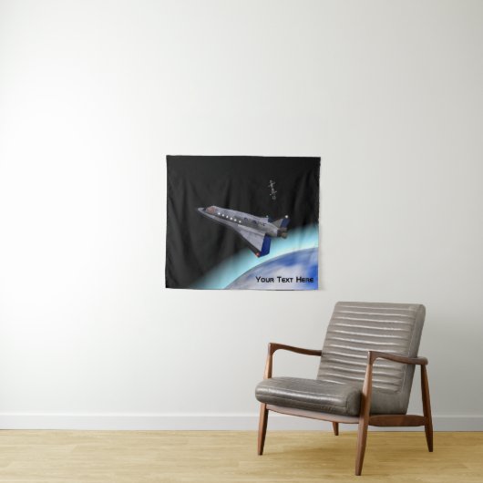 El Al Space Shuttle Wandteppich (Beispiel (Horizontal))