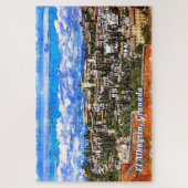 El Albayzín, Granada, Andalusien, Spanien. Puzzle (Vertikal)