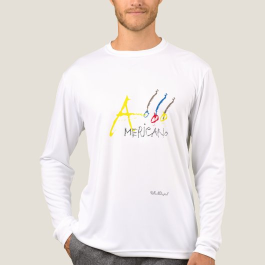 El Americano Long Sleeve Tri-Blend Shirt (Vorderseite)