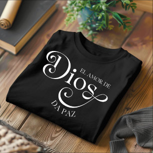 El Amor De Dios Christliches Spanisches T-Shirt