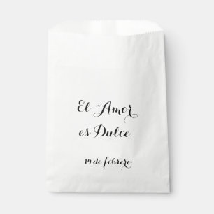 EL Amor es Dulce- fertigen diese Geschenktütchen