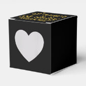 El amor es dulce Hochzeitsempfang Leckerei für Gäs Geschenkschachtel (Vorderseite)