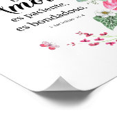 El amor es paciente Póster Poster (Ecke)