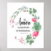 El amor es paciente Póster Poster (Vorne)