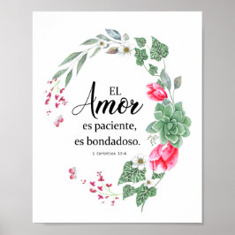 El amor es paciente Póster Poster