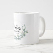 EL AMOR NUNCA FALLA Jumbo-Tasse (Vorderseite Rechts)