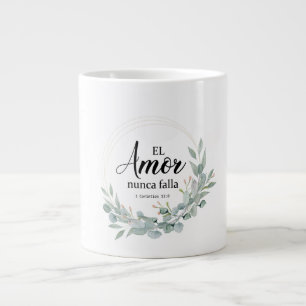 EL AMOR NUNCA FALLA Jumbo-Tasse