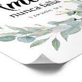 EL AMOR NUNCA FALLA POSTER (Ecke)