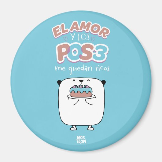 │El amor y los postres Magnet (Vorne)