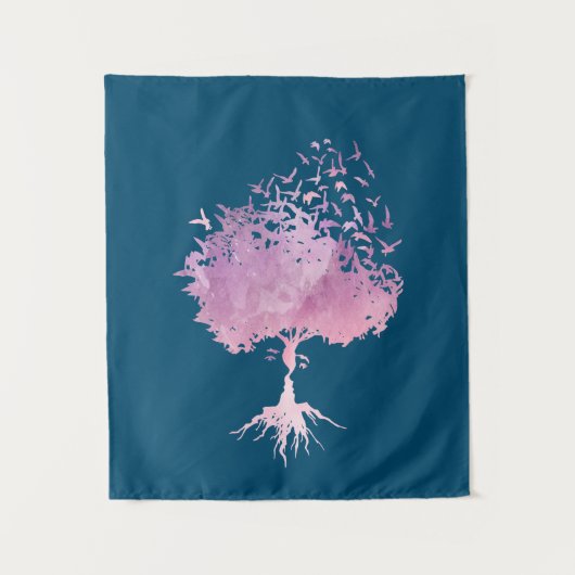 EL arbol de la amistad Wandteppich (Vorderseite)