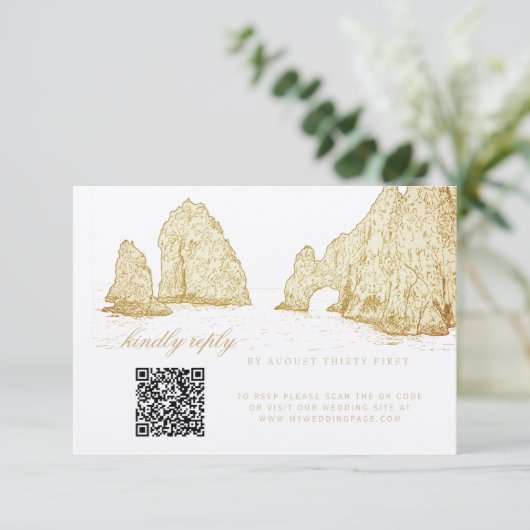 El Arco Cabo San Lucas Antwort QR Code (Stehend Vorderseite)