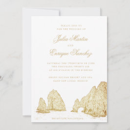 El Arco Cabo San Lucas Arch Weddining Einladung