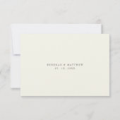 El Arco Cabo San Lucas Kindly Reply QR Code RSVP Karte (Rückseite)