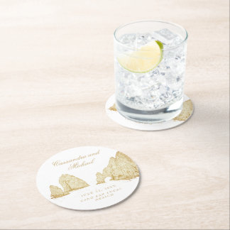 El Arco |  Cabo San Lucas MEXICO Runder Pappuntersetzer