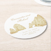 El Arco |  Cabo San Lucas MEXICO Runder Pappuntersetzer (Angewinkelt)