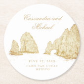 El Arco |  Cabo San Lucas MEXICO Runder Pappuntersetzer (Vorderseite)