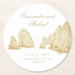 El Arco |  Cabo San Lucas MEXICO Runder Pappuntersetzer