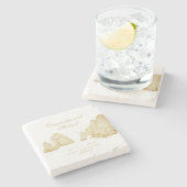 El Arco |  Cabo San Lucas MEXICO Steinuntersetzer (Seitenansicht)