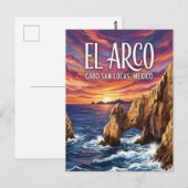 El Arco von Cabo San Lucas Postkarte (Vorne/Hinten)