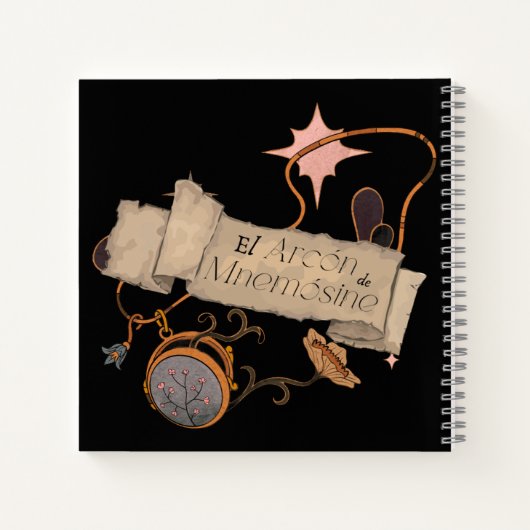 El arcón de Mnemósine Notizblock (Rückseite)