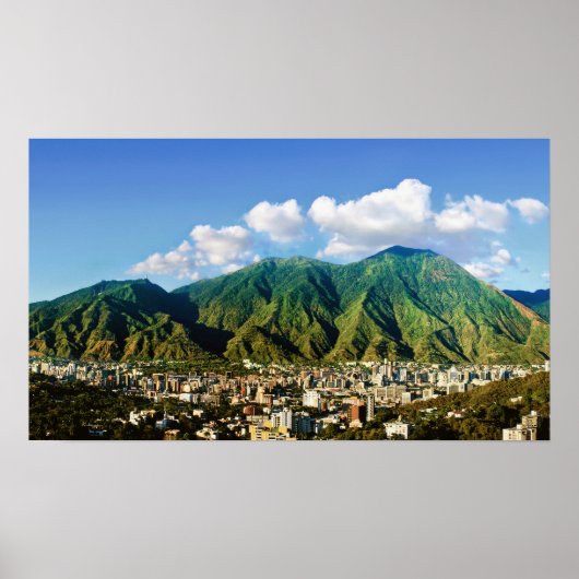 El Ávila National Park, Caracas, Venezuela -16:9- Poster (Vorne)