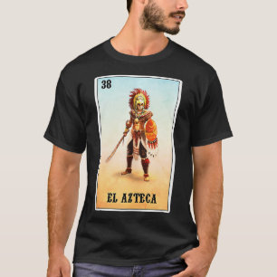 El Azteca Adler Krieger Meico Aztec Ritter T-Shirt